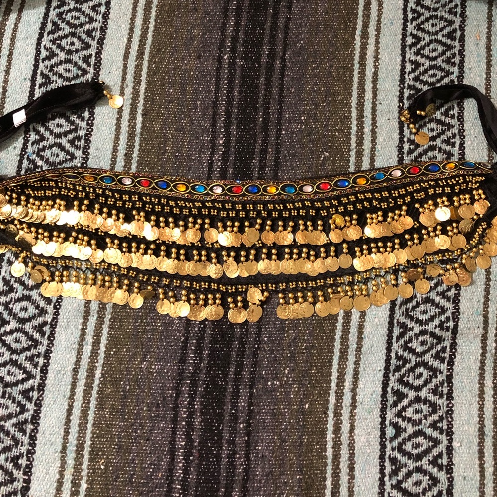 Jeweled wrap top